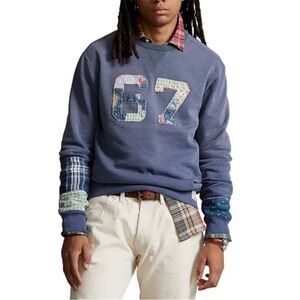 Polo Ralph Lauren Patchwork Crewneck Sweatshirt